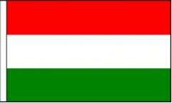 Hungary Table Flags